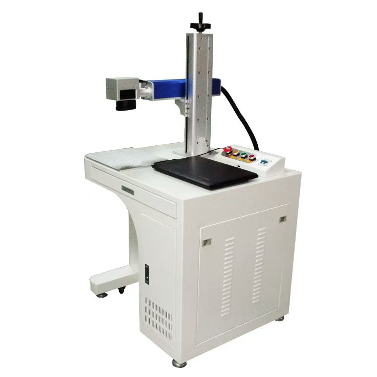 Cabinet-style fiber laser markingmachine